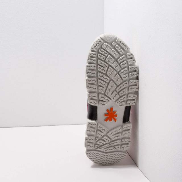 Baskets plateforme multicuir - art