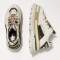 Baskets plateforme multicuir - art