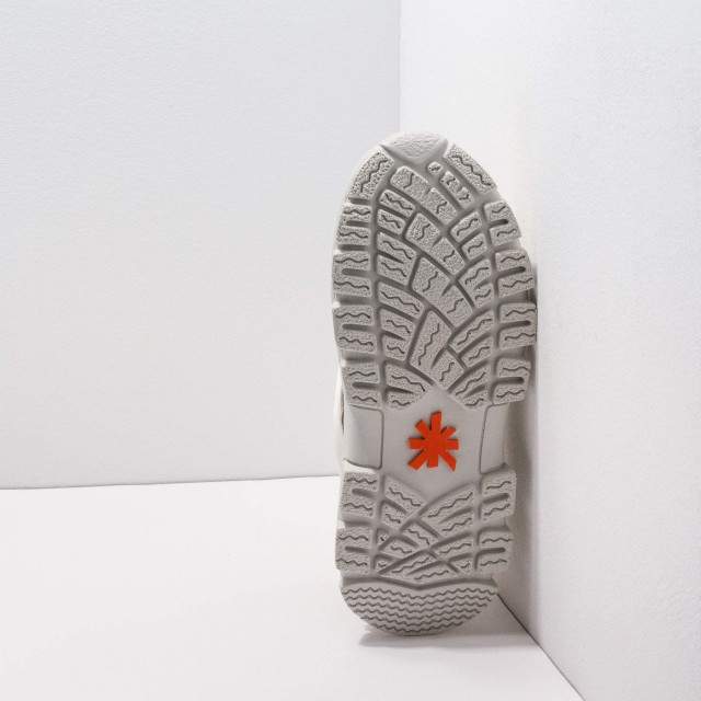 Baskets plateforme multicuir - art