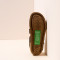 Sandales plates en cuir à scratch et semelles ergonomiques - Noir - El naturalista