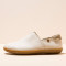 Chaussures confort en cuir naturel et semelles recyclées - Blanc - El naturalista