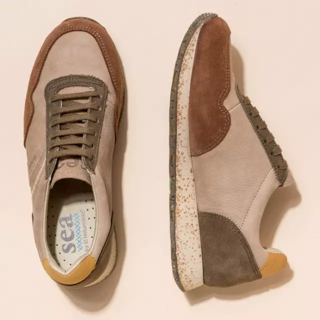 Baskets écologiques en cuir et matériaux recyclés - El naturalista
