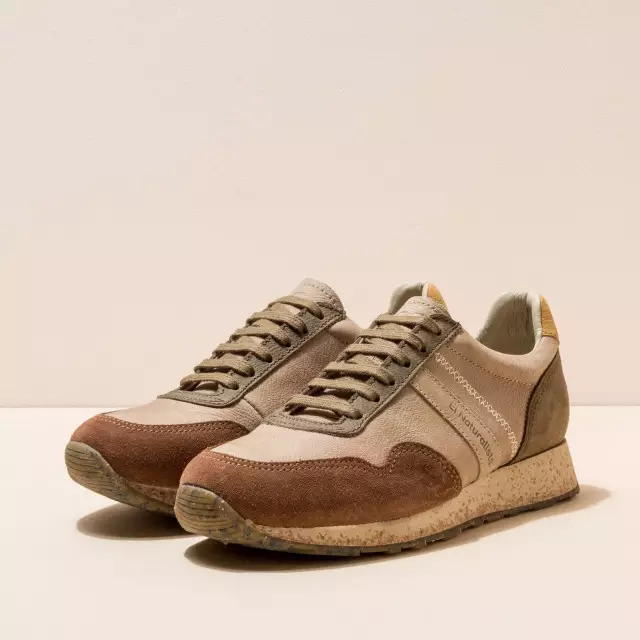 Baskets écologiques en cuir et matériaux recyclés - El naturalista