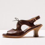 Sandales à talon en cuir fermées par un lacet - Neosens