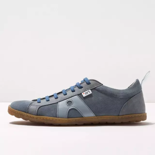 Baskets cuir et daim - art