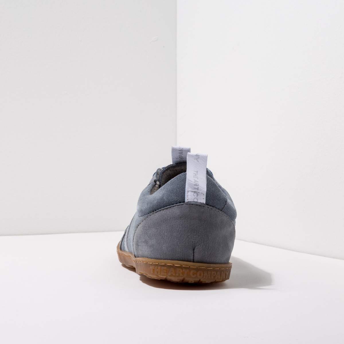 Baskets cuir et daim - art
