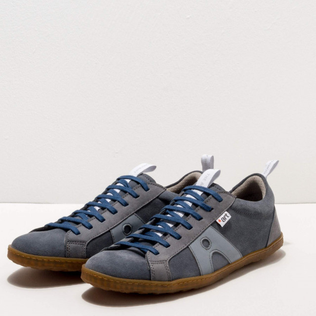 Baskets cuir et daim - art