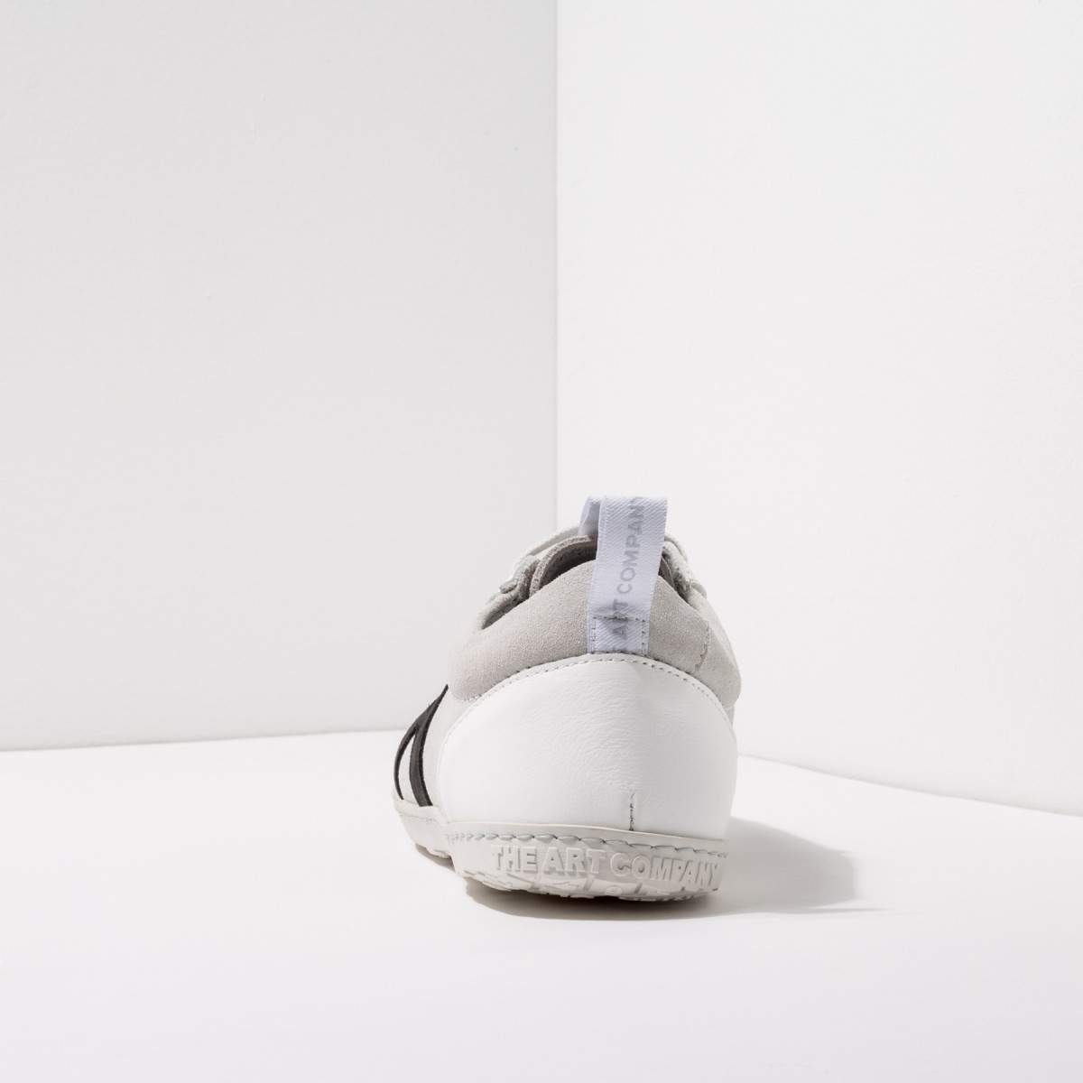 Baskets cuir et daim - art
