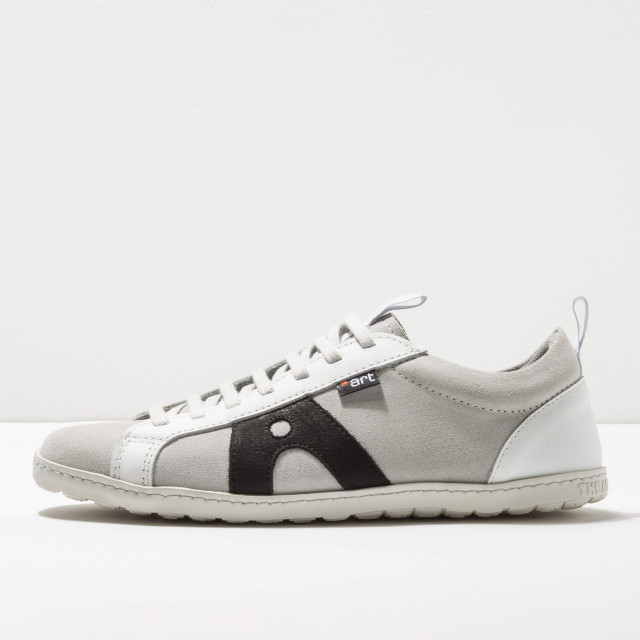 Baskets cuir et daim - art
