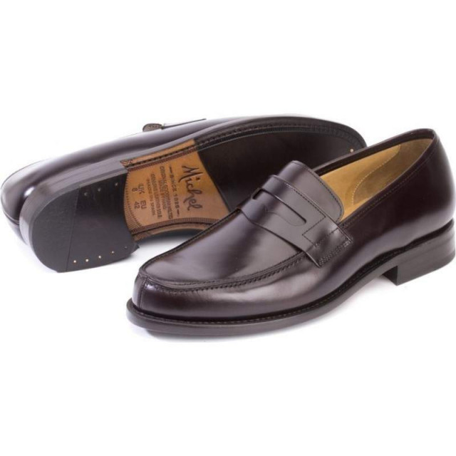 Mocassins homme en cuir - Marron - michel