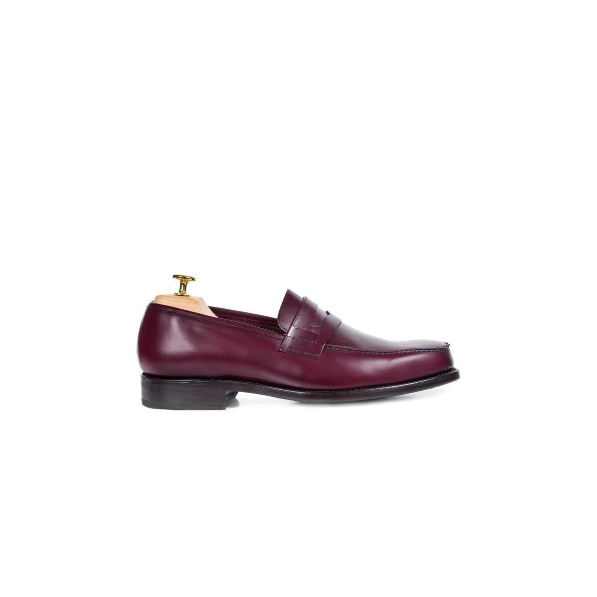 Mocassins homme en cuir - Bordeaux - michel