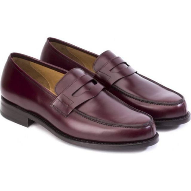 Mocassins homme en cuir - Bordeaux - michel