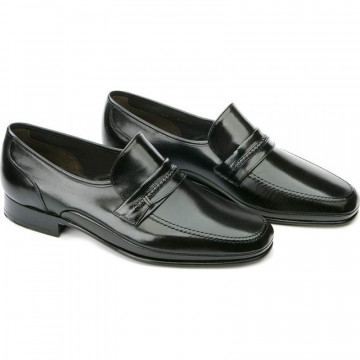 Mocassins homme en cuir noir - Noir - michel