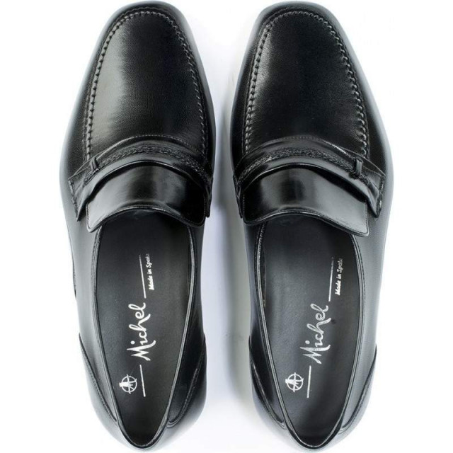 Mocassins homme en cuir noir - Noir - michel