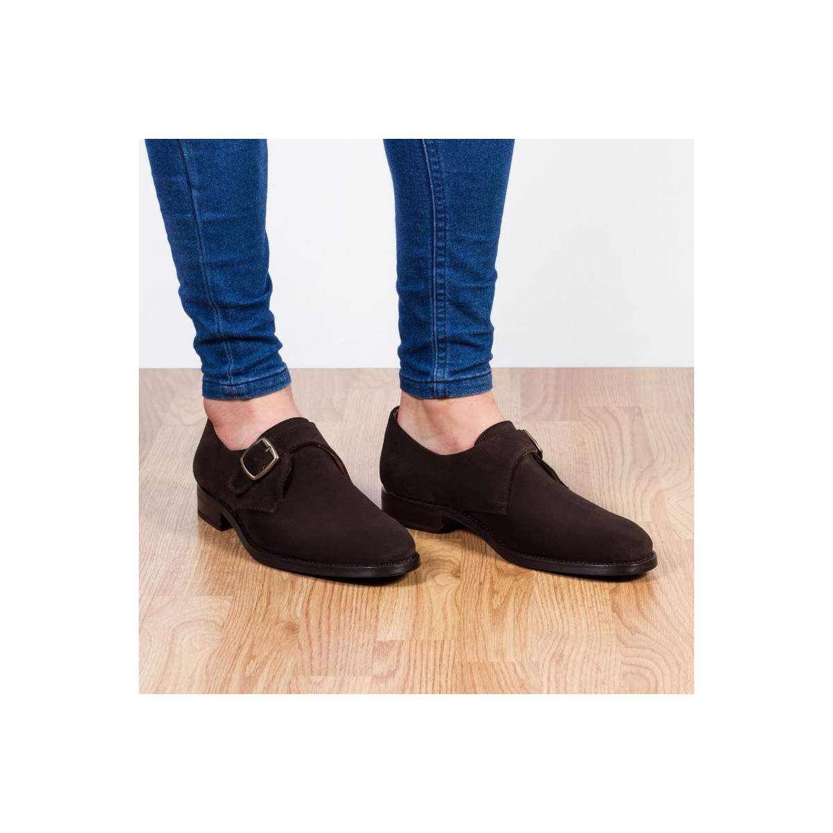 Chaussures à boucle homme en daim Homme - michel