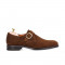 Chaussures à boucle homme en daim - Marron - michel