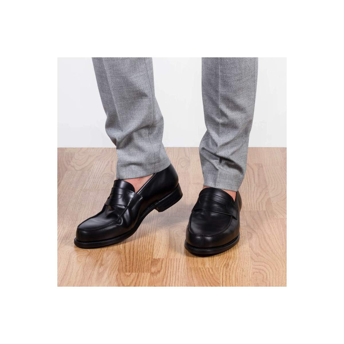 Mocassins homme en cuir - Noir - michel