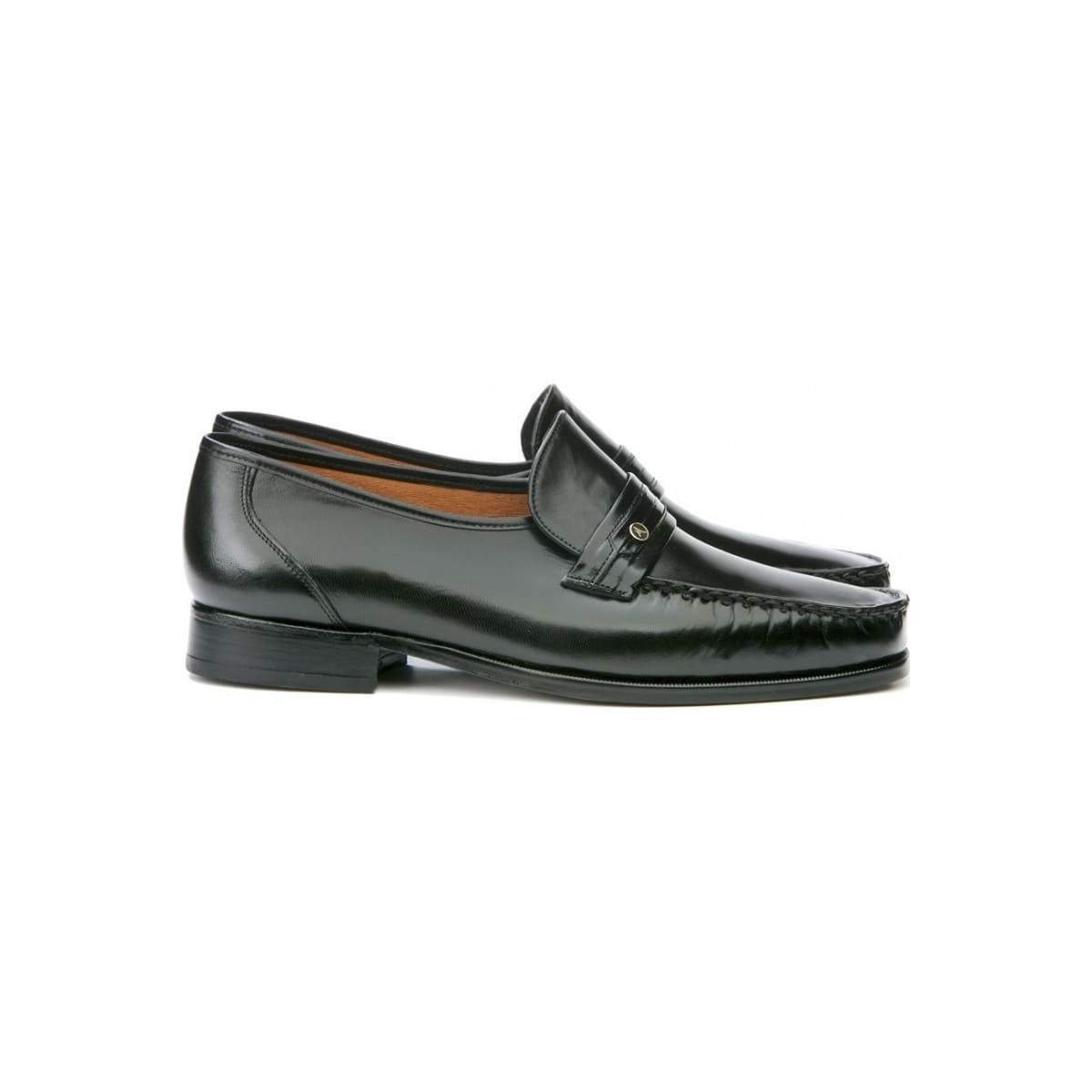 Mocassins homme en cuir brillant - Noir - michel