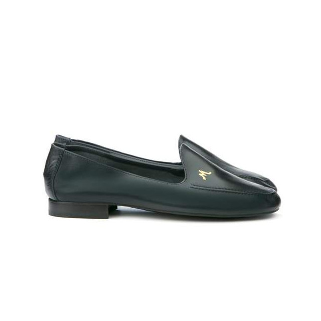 Mocassins homme en cuir souple - Bleu - michel