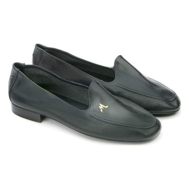 Mocassins homme en cuir souple - Bleu - michel