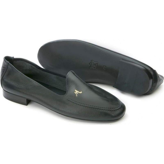 Mocassins homme en cuir souple - Bleu - michel