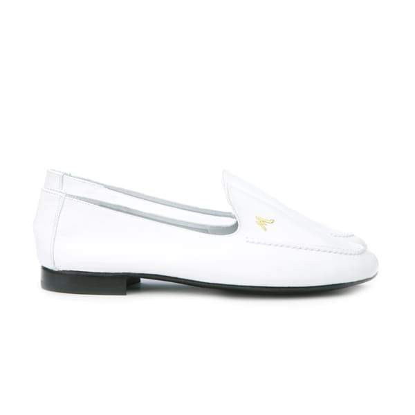 Mocassins homme en cuir souple - Blanc - michel