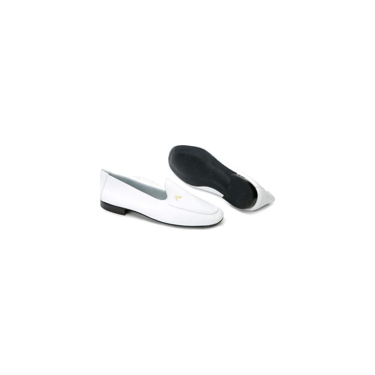 Mocassins homme en cuir souple - Blanc - michel