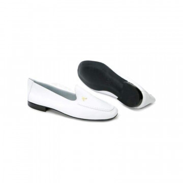 Mocassins homme en cuir souple - Blanc - michel