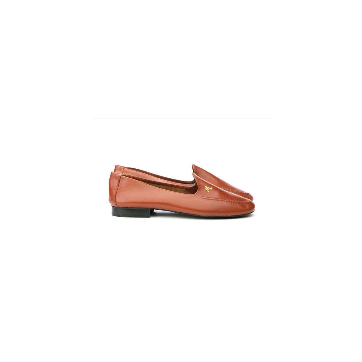 Mocassins homme en cuir souple - Marron - michel