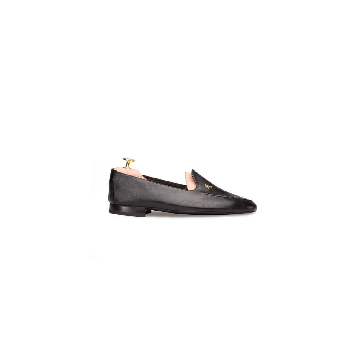 Mocassins homme en cuir souple - Noir - michel