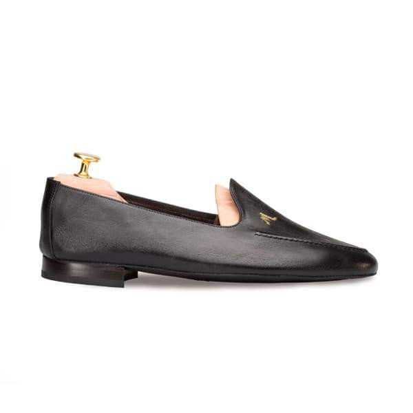 Mocassins homme en cuir souple - Noir - michel