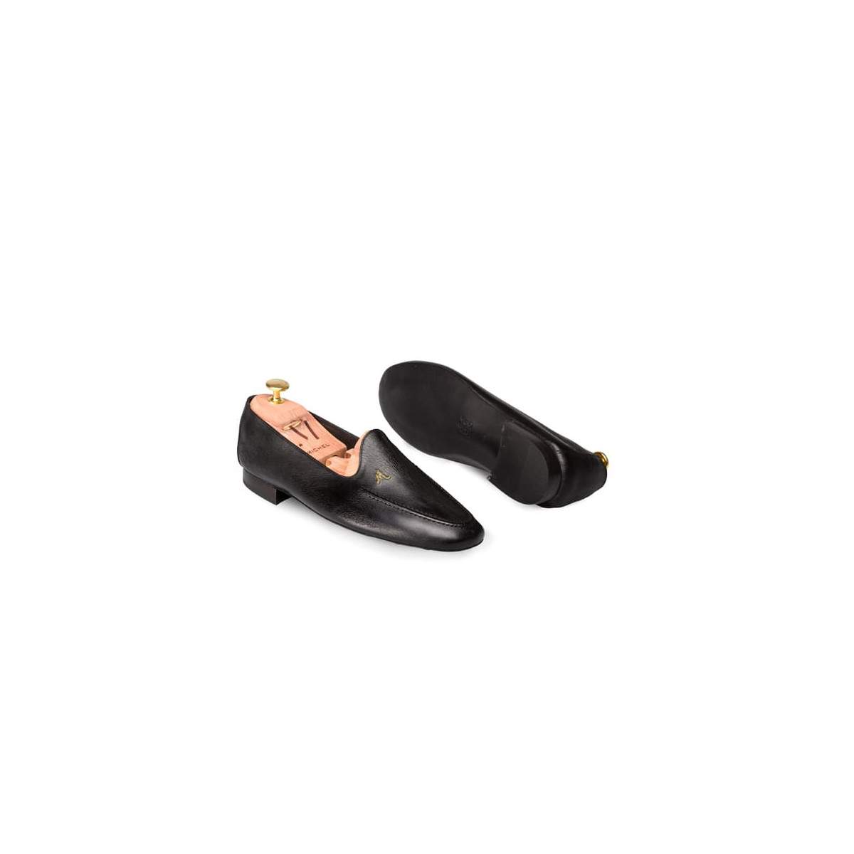 Mocassins homme en cuir souple - Noir - michel