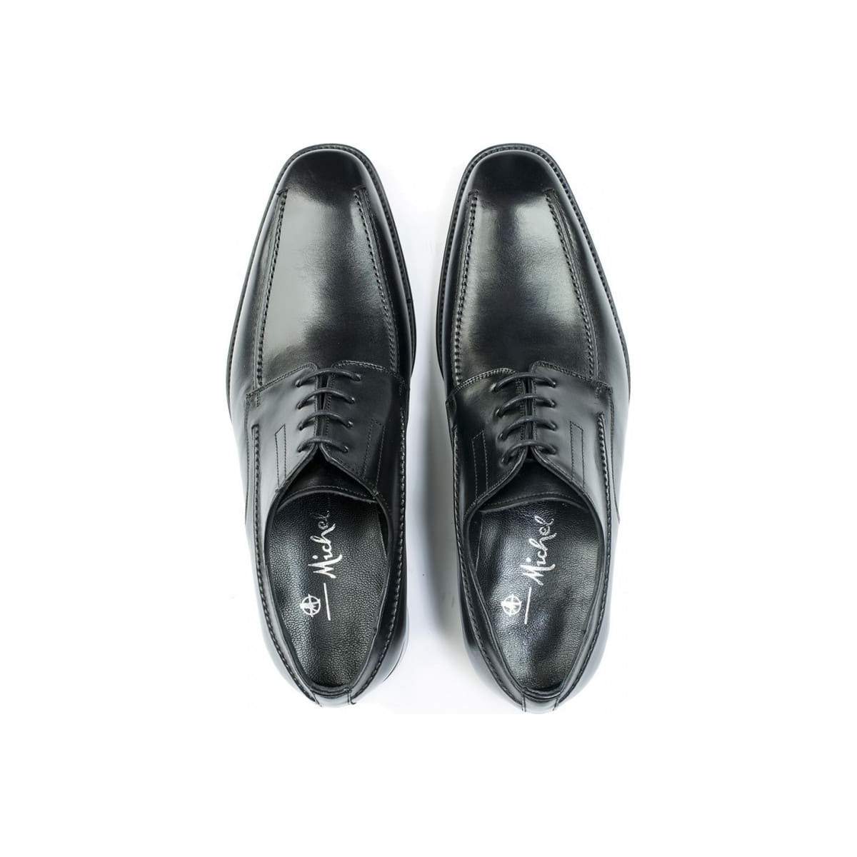 Derbies homme en cuir noir - Noir - michel