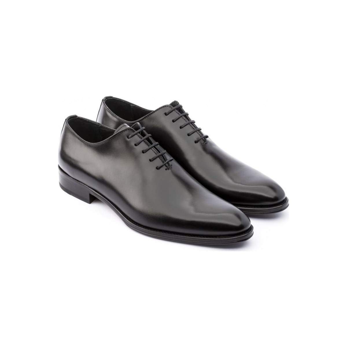 Richelieus homme en cuir lisse noir - Noir - michel