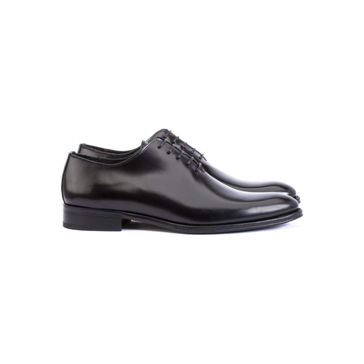 Richelieus homme en cuir lisse noir - Noir - michel