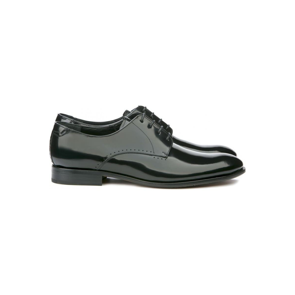 Derbies homme en cuir verni noir - Noir - michel