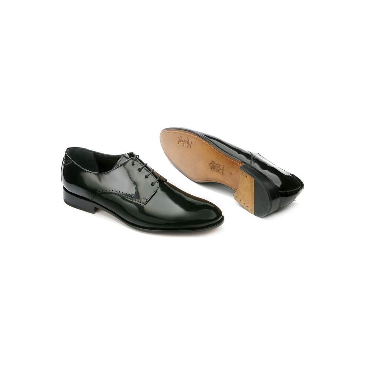 Derbies homme en cuir verni noir - Noir - michel