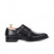 Chaussures double boucle homme en cuir - Noir - michel