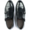 Chaussures double boucle homme en cuir - Noir - michel