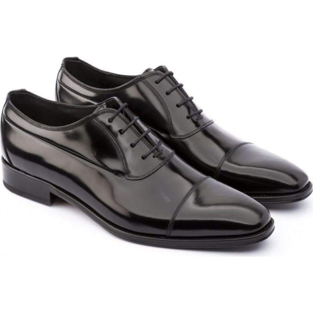 Richelieus homme en cuir verni noir - Noir - michel