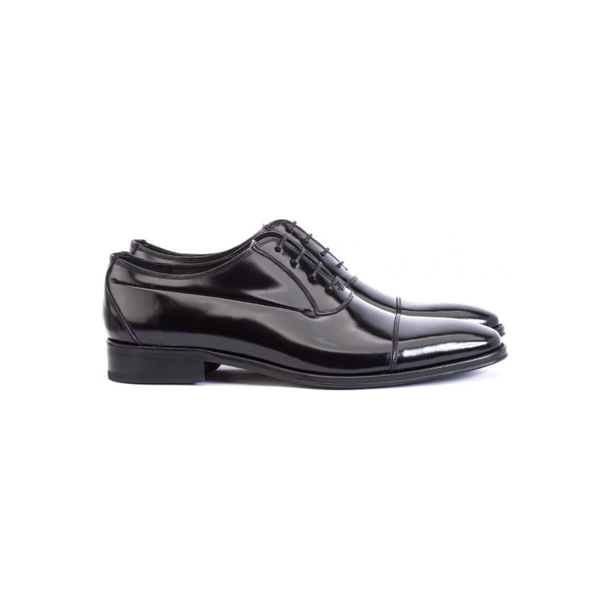 Richelieus homme en cuir verni noir - Noir - michel