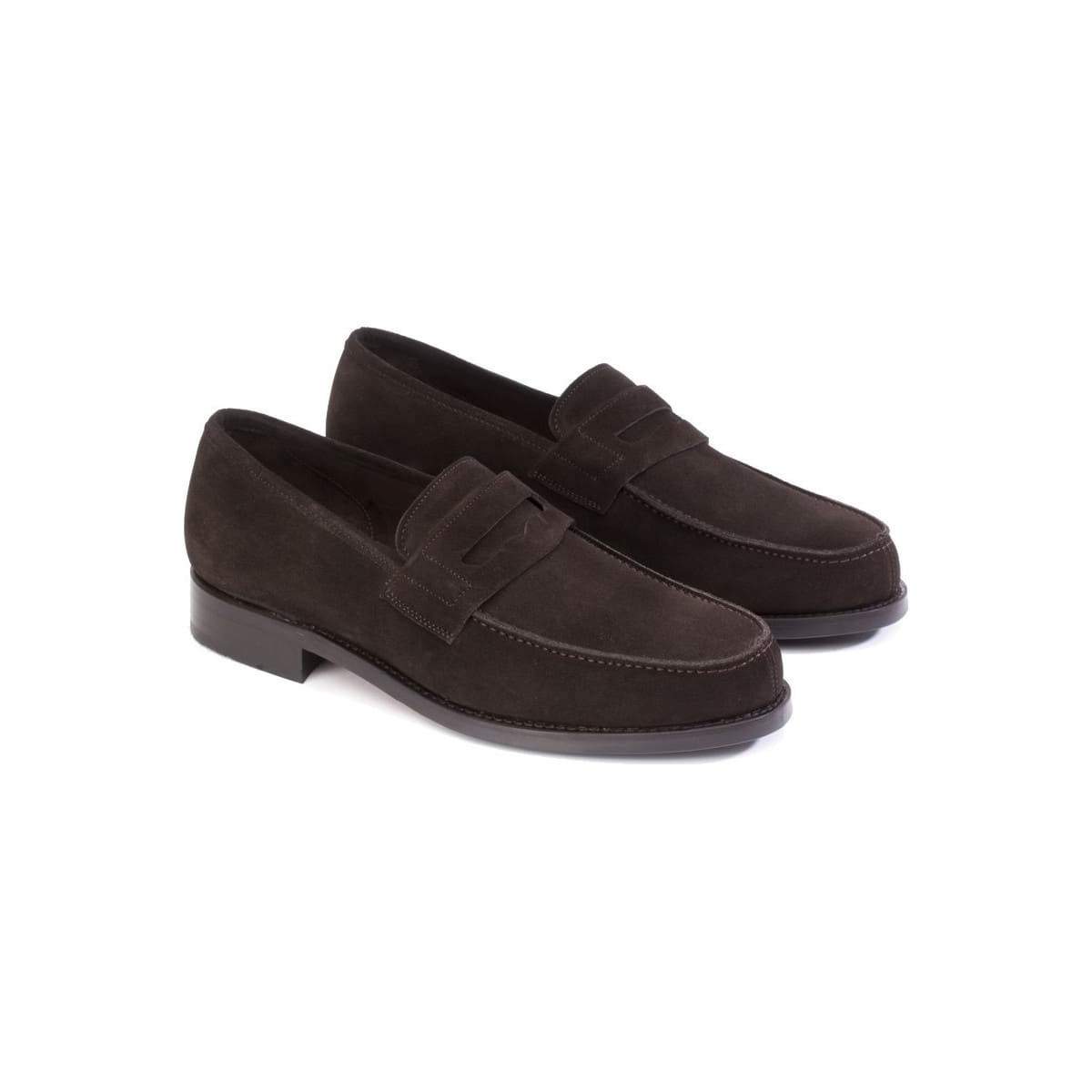 Mocassins homme en daim - Marron - michel