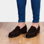 Mocassins homme en daim - Marron - michel