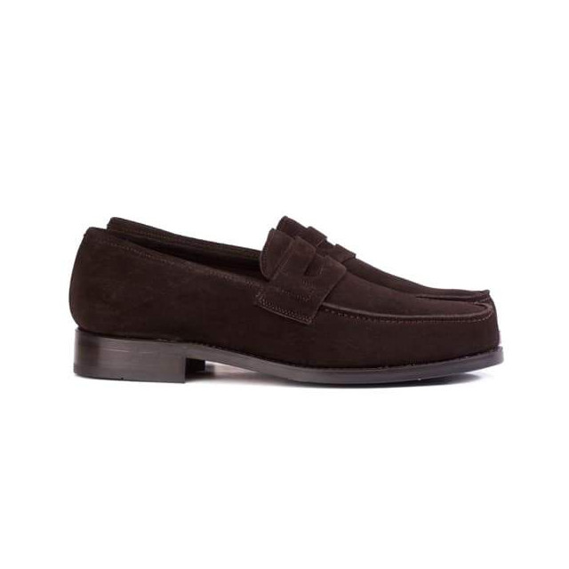 Mocassins homme en daim - Marron - michel