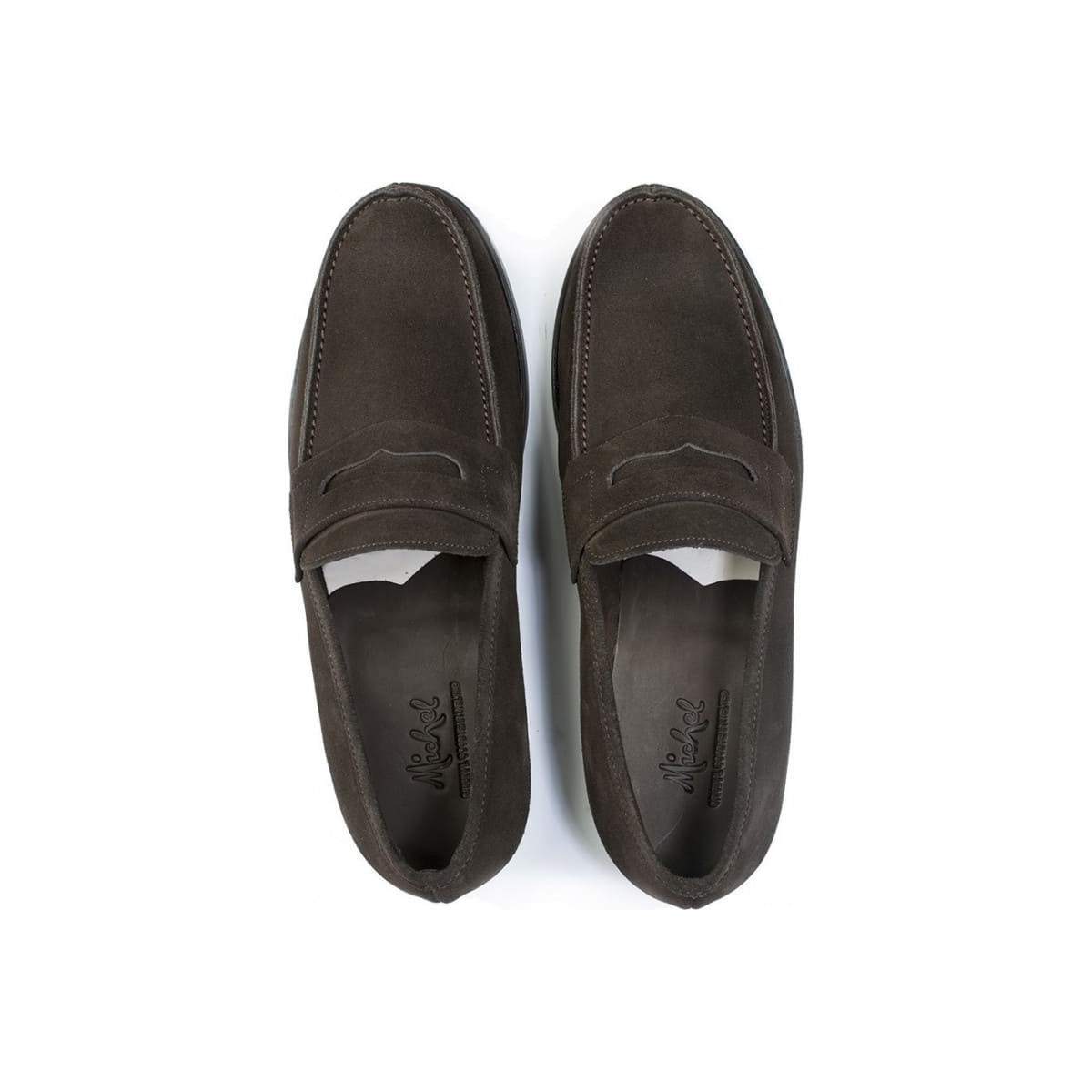 Mocassins homme en daim - Marron - michel