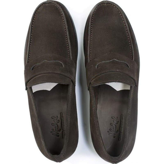 Mocassins homme en daim - Marron - michel