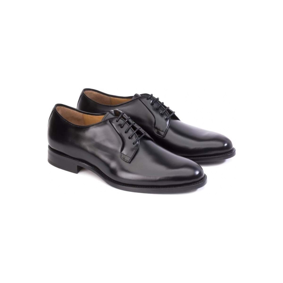 Derbies homme en cuir lisse - Noir - michel