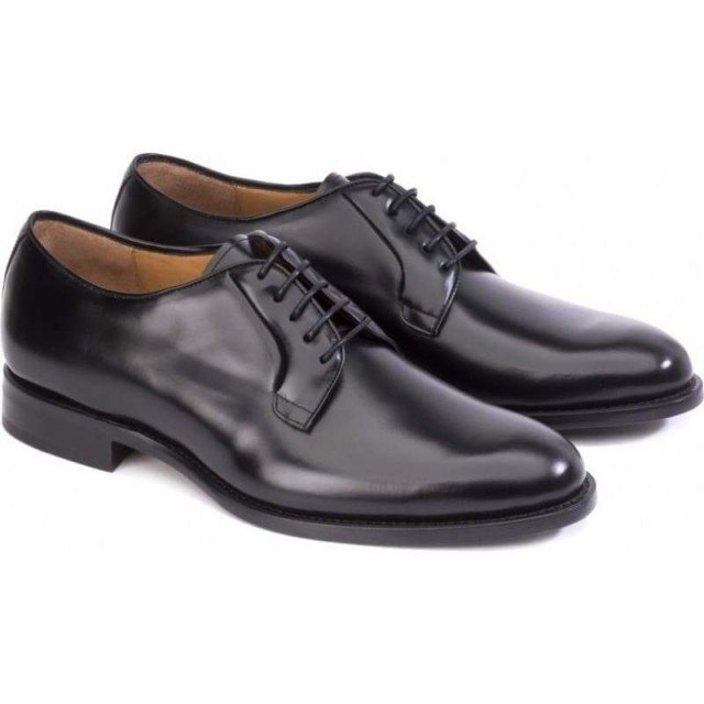 Derbies homme en cuir lisse - Noir - michel