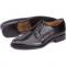 Derbies homme en cuir lisse - Noir - michel