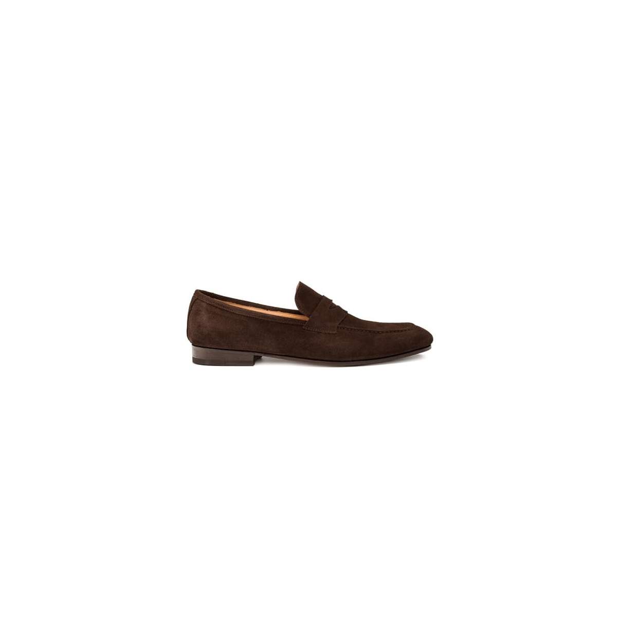 Mocassins homme en daim - Marron - michel